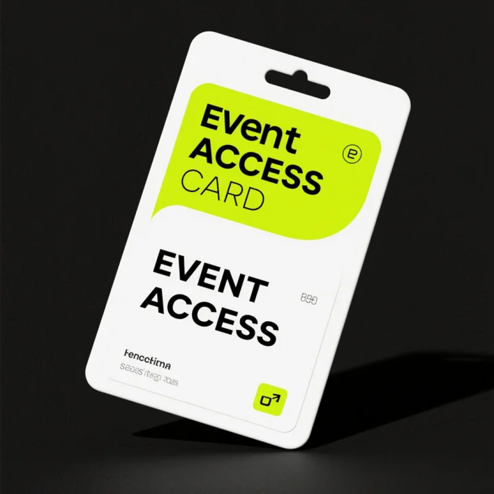 PVC Event Access Cards
